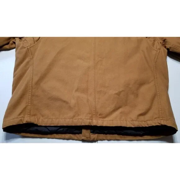 Northeast Outfitters Full Zip Canvas Quilt Lined Chore Barn Coat Jacket Men XXL - Picture 16 of 16